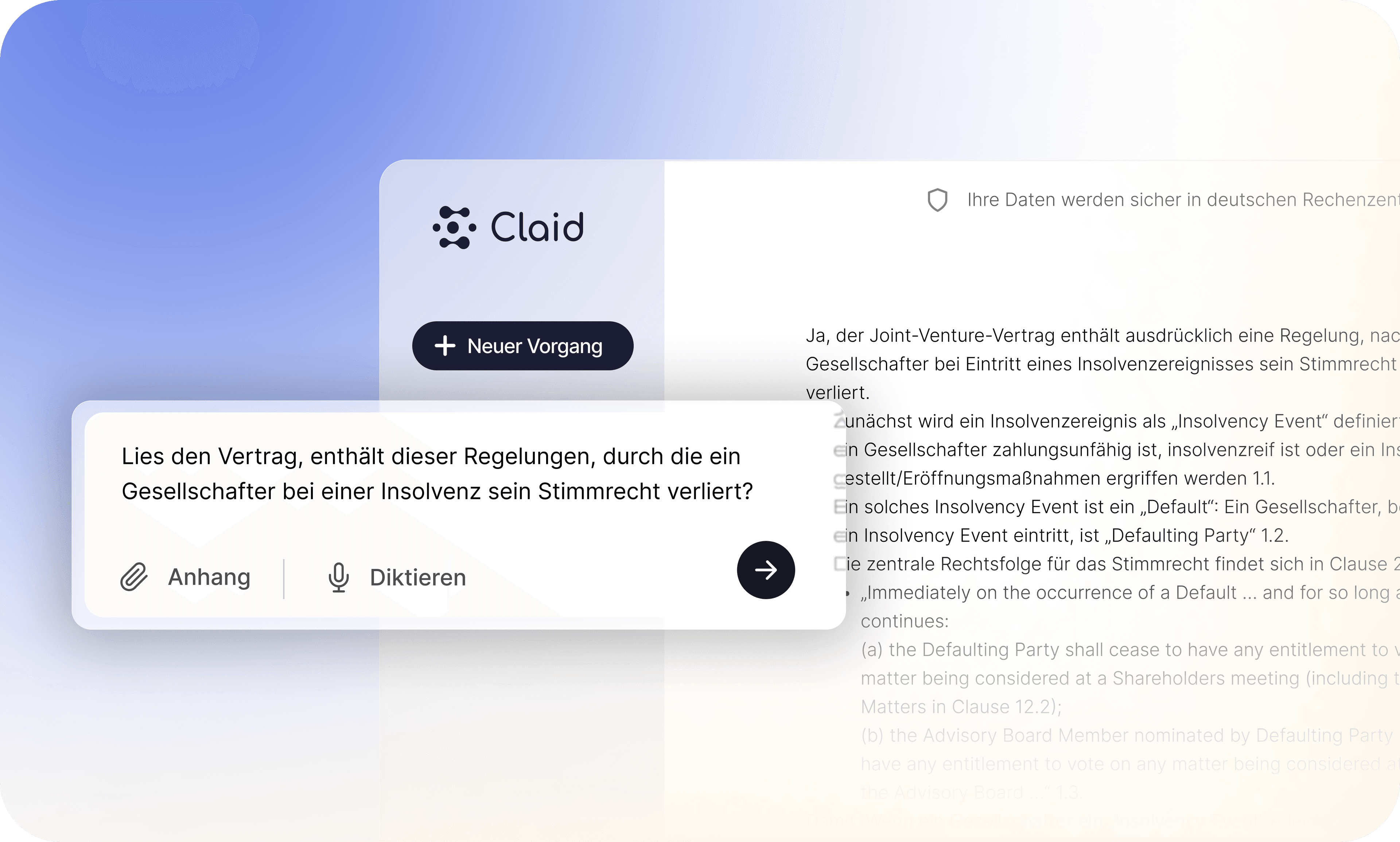 Claid App – Schnellere Ergebnisse durch KI-gestützte Rechtsrecherche